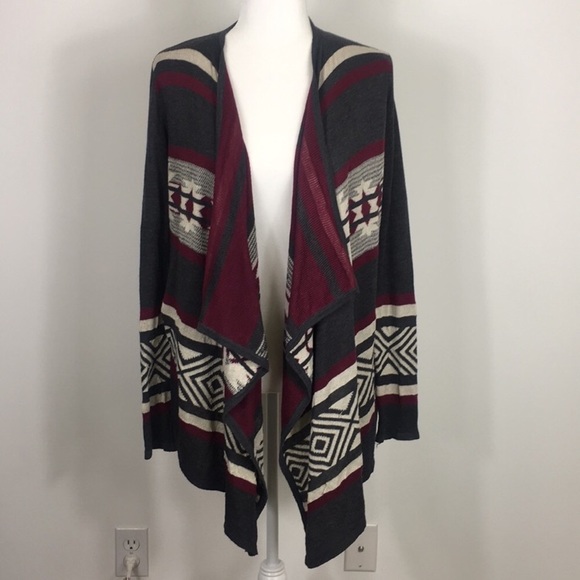 Staccato Sweaters - Staccato | Stitch Fix Grey Aztec Open Cardigan